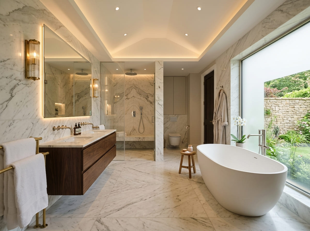 Custom Bathroom Renovation in Flint
