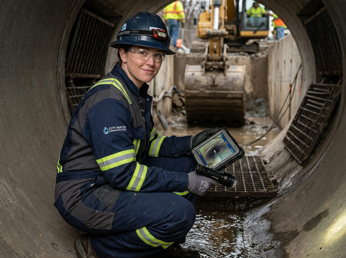 Sewer Line Inspection & Replacement in Flint